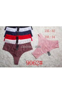 Stringi damskie microfibra (xl-3xl) 9062