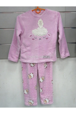 Piżama polar dziewczęca (134-140) GB-8777