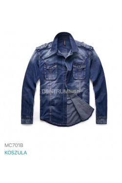 Koszula jeansowa męska (S-2XL) MC701B