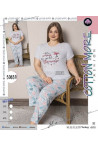 Piżama damska Turecka (2X-4XL) 50659