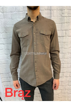 Koszula męska długi rękaw Turecka (M-3XL) 3505