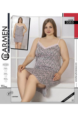 Koszula nocna wiskoza Turecka (2XL-4XL) 3353