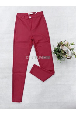 Spodnie skórzane damskie (34-42) C9171-5