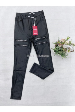 Spodnie skórzane damskie (XS-XL) C9197