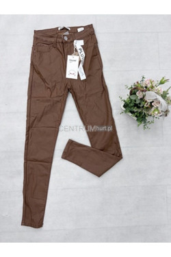 Spodnie skórzane damskie (34-42) Z557-3