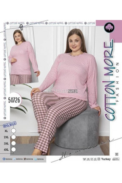 Piżama ciepło damska Turecka (XL-4XL) 50726