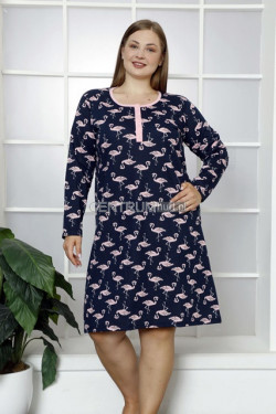 Koszula nocna damska Turecka (XL-4XL) 14025