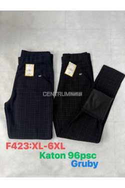Spodnie damskie (XL-6XL) F423