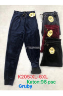Spodnie skórzane damskie (XL-6XL) F