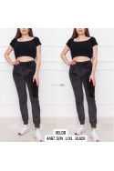 Spodnie damskie dresowe welur (S-XL) 2411