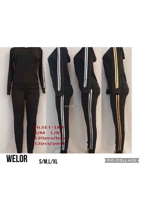 Komplet damski welur (S-XL) SET-961