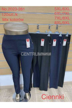 Spodnie damskie (5-9XL) 2023-281
