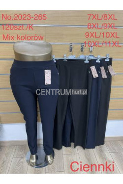 Spodnie damskie (7-11XL) 2023-265