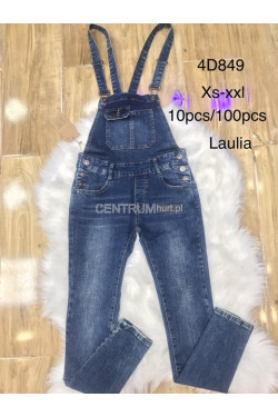 Ogrodniczki jeansowe damskie (XS-2XL) 4D849