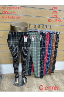 Spodnie damskie (2XL-6XL) 2023-302
