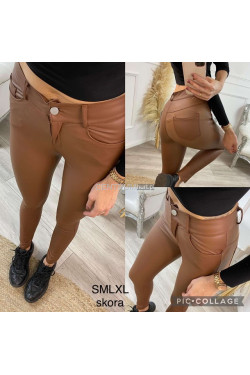 Spodnie skórzane damskie (S-XL) 9841