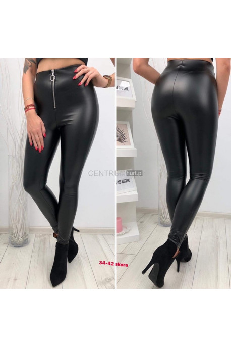 Spodnie skórzane damskie (34-42) 16