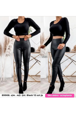 Spodnie skórzane damskie (S/M-L/XL) 89908