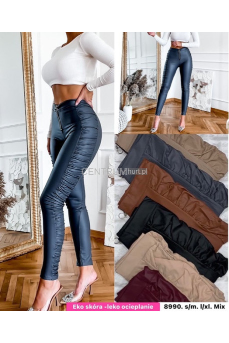 Spodnie skórzane damskie (S/M-L/XL) 1