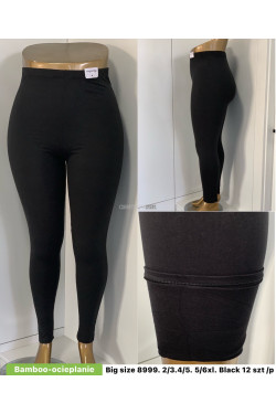 Leginsy damskie bambusowe ocieplane (3XL-6XL) 8999