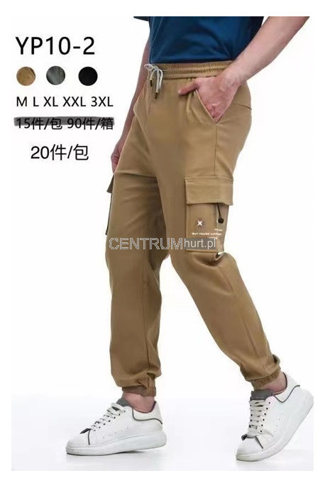 Spodnie dresowe męskie (M-3XL) YP10-