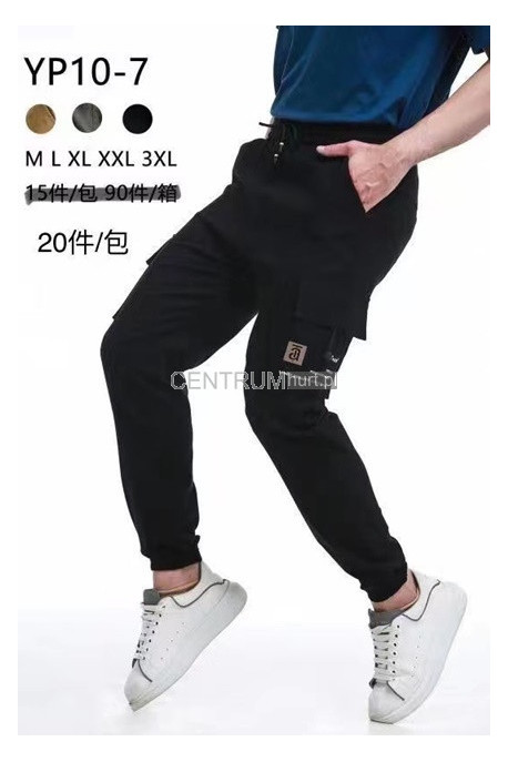 Spodnie dresowe męskie (M-3XL) YP10-