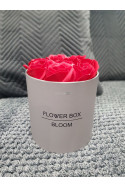 Flower box mydlane róże 2732