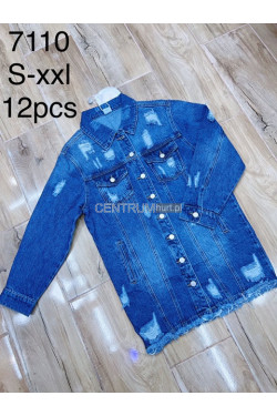 Kurtka jeansowa damska (S-2XL) 7110