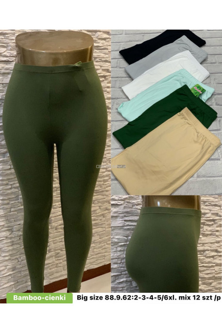 Leginsy damskie bambusowe (6XL-9XL) 88-9-65