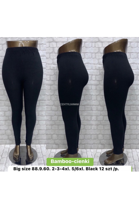 Leginsy damskie bambusowe (2XL-6XL) 88-9-63