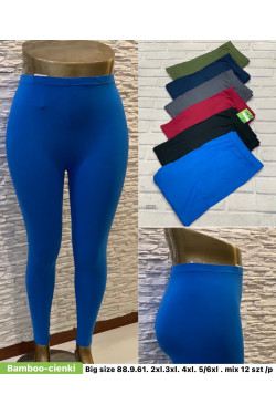 Leginsy damskie bambusowe (2XL-6XL) 88-9-61