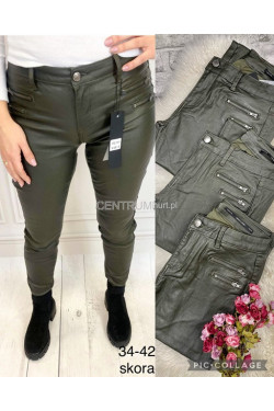 Spodnie skórzane damskie (34-42) 4373