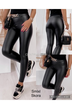 Spodnie skórzane damskie (S-XL) 4379
