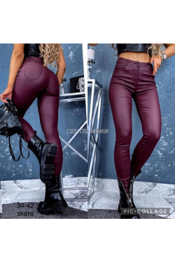 Spodnie skórzane damskie (34-42) 4381