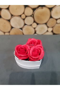 Flower box mydlane róże 3001