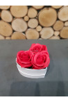Flower box mydlane róże 2737