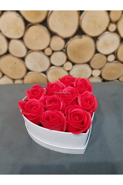 Flower box mydlane róże 3005