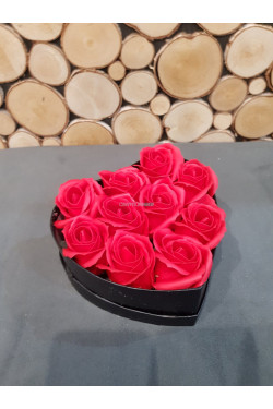 Flower box mydlane róże 3006