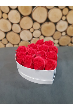 Flower box mydlane róże 3007