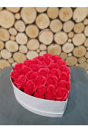 Flower box mydlane róże 3012