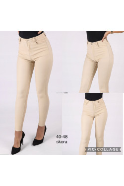Spodnie damskie skórzane (34-42) 020257