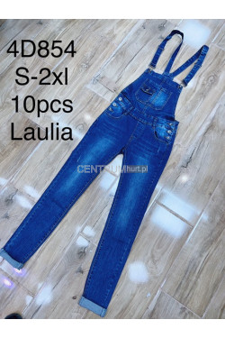 Ogrodniczki jeansowe damskie (S-2XL) 4D854