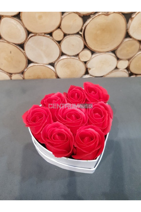 Flower box mydlane róże 65