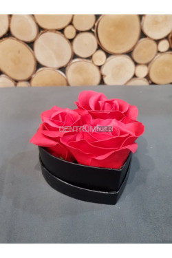 Flower box mydlane róże 6519