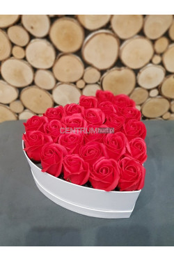 Flower box mydlane róże 6510