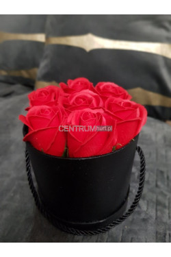 Flower box mydlane róże 9147