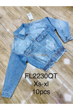 Kurtka jeansowa damska (XS-XL) FL2230QT