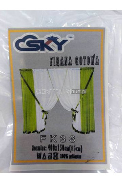 Firanka gotowa 400X150 FK33