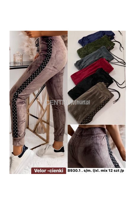 Spodnie welur cienki (S-XL) 89952