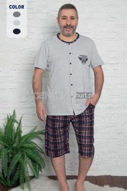 Pidżama turecka POPIEL (XL-4XL) 23258